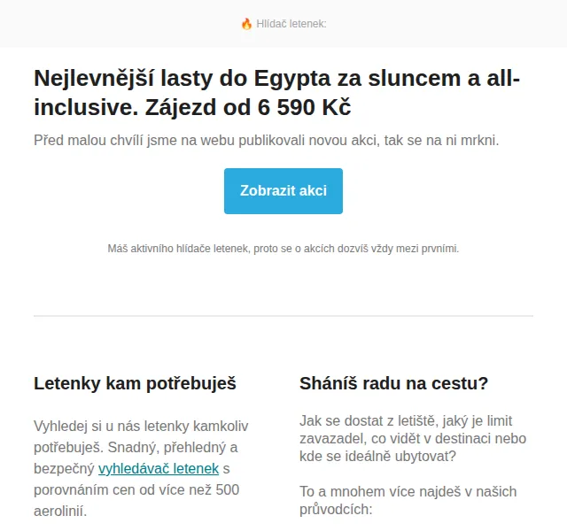 Cestujlevne.com: Lasty do Egypta od 6 590 Kč – červen 2026 | Nuslet.cz