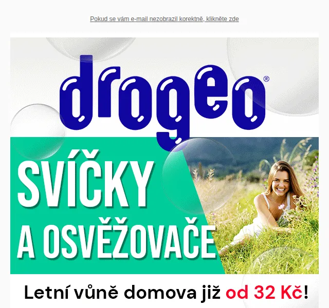 Drogeo: Letní vůně domova Air Wick, Glade, Coccolino od 32 Kč – červen 2026 | Nuslet.cz