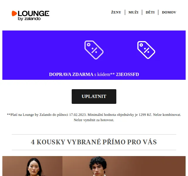 Lounge by Zalando: BOSS, Gabor a Tommy Hilfiger se slevou až 80 % – červen 2026 | Nuslet.cz
