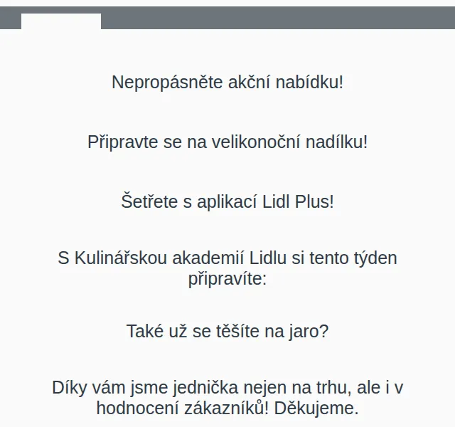 Lidl: Akce LESK a Velikonoce – březen 2026 | Nuslet.cz