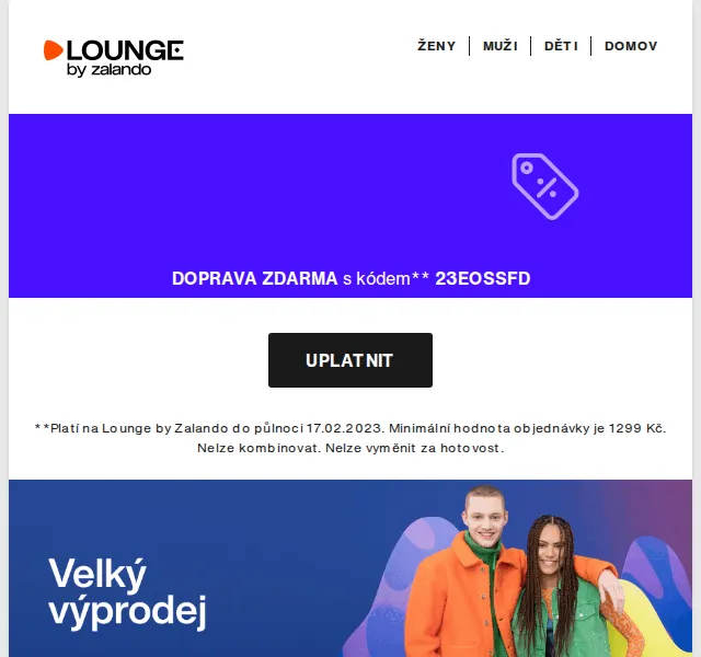 Lounge by Zalando: výprodej se slevami až 79 % – červen 2026 | Nuslet.cz