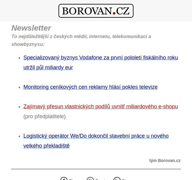 Aleš Borovan: Monitoring reklamy hlásí pokles televize – červen 2026 | Nuslet.cz