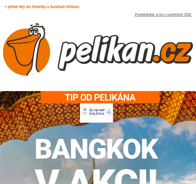 Pelikan.cz: Bangkok za 7 490 Kč – červen 2026 | Nuslet.cz