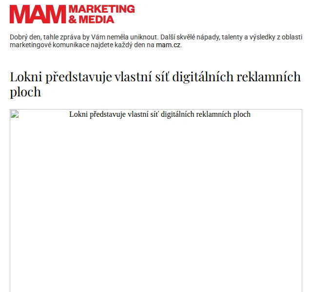 Marketing & Media: Lokni síť reklamních ploch – červen 2026 | Nuslet.cz