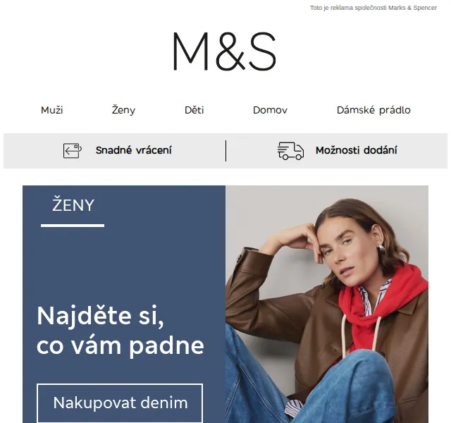Marks & Spencer: Denim pro celou rodinu – červen 2026 | Nuslet.cz