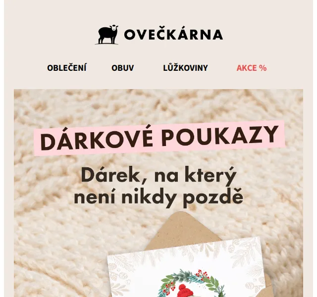 Ovečkárna: Dárkové poukazy od 500 Kč – červen 2026 | Nuslet.cz