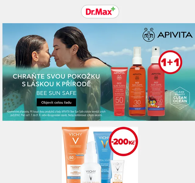Dr.Max E-shop: Slevy až 40 % na opalovací kosmetiku – červen 2026 | Nuslet.cz