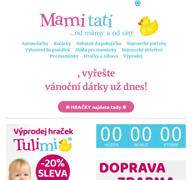 Mamitati.cz: Hračky Tulimi s 20% slevou – červen 2026 | Nuslet.cz