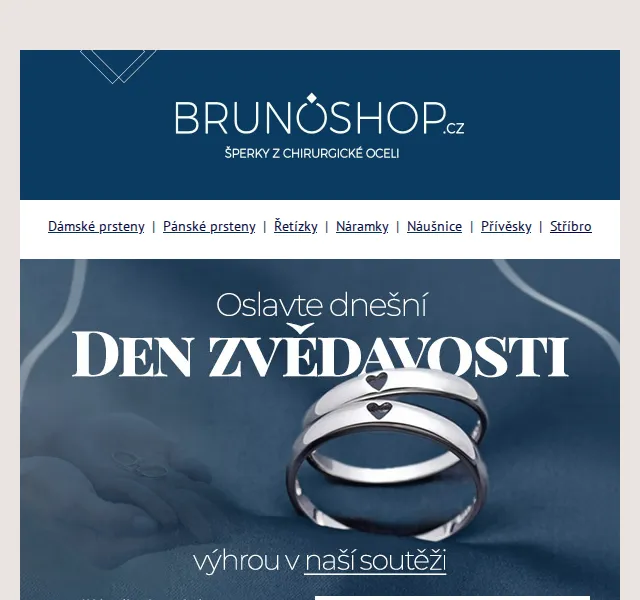 BRUNOshop.cz: Soutěž o šperk dle vlastního výběru – červen 2026 | Nuslet.cz