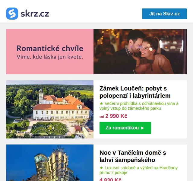 Vánoce na Skrz: romantické pobyty – červen 2026 | Nuslet.cz
