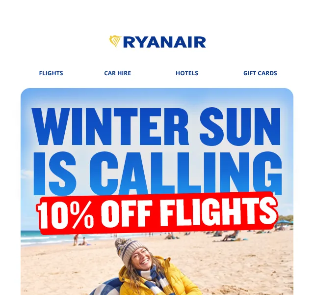 Ryanair: 10 % sleva na letenky – červenec 2026 | Nuslet.cz