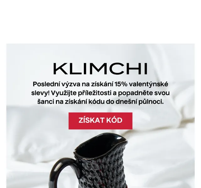 KLIMCHI: Valentýnská sleva – červen 2026 | Nuslet.cz