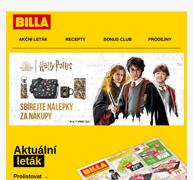 Billa: Akční leták se slevami až 62 % – červen 2026 | Nuslet.cz