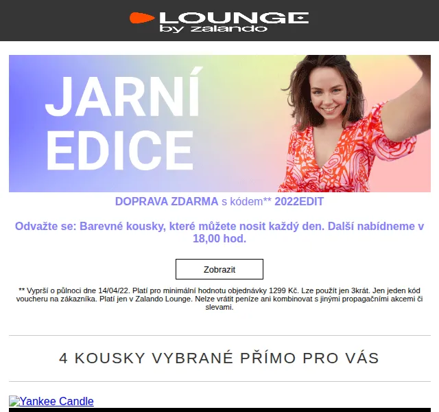 Lounge by Zalando: Yankee Candle a G-Star slevy až 75 % – červen 2026 | Nuslet.cz