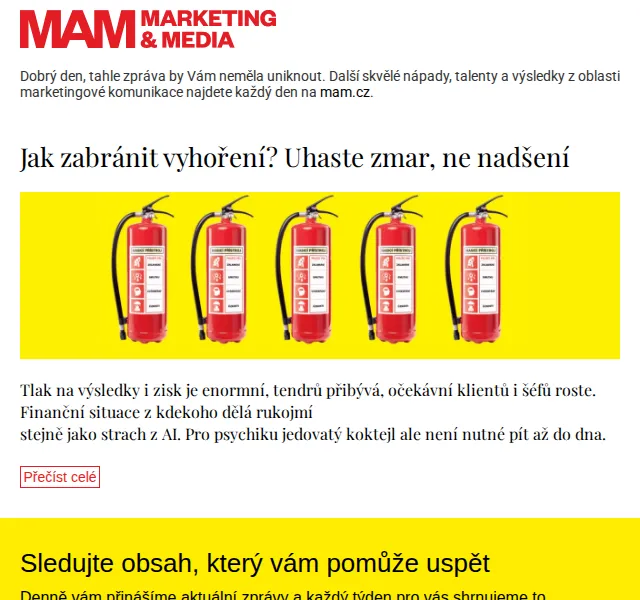 Marketing & Media: Tipy proti vyhoření – červenec 2026 | Nuslet.cz