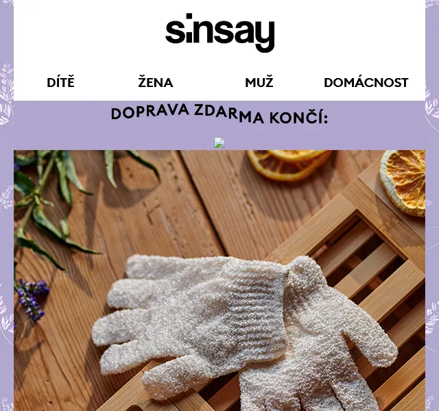 Sinsay: Domácí SPA – červen 2026 | Nuslet.cz