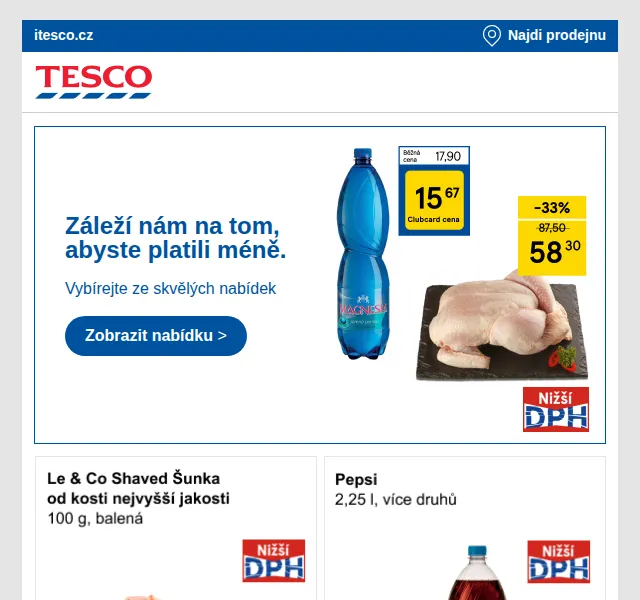Tesco: Vybrané kousky F&F se slevou až 70 % – červen 2026 | Nuslet.cz