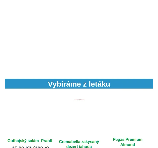 Váš HRUŠKA tým: gothajský salám Prantl 15,90 Kč/100g – červenec 2026 | Nuslet.cz