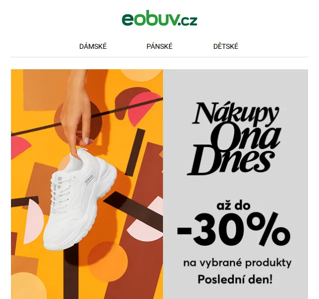 eobuv.cz: Sleva až 30 % na adidas, Nike, New Balance – červen 2026 | Nuslet.cz