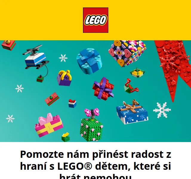 LEGO®: Build to Give a vánoční nabídka – červen 2026 | Nuslet.cz
