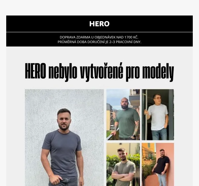 HERO: Trička se slevou 50 % – květen 2026 | Nuslet.cz