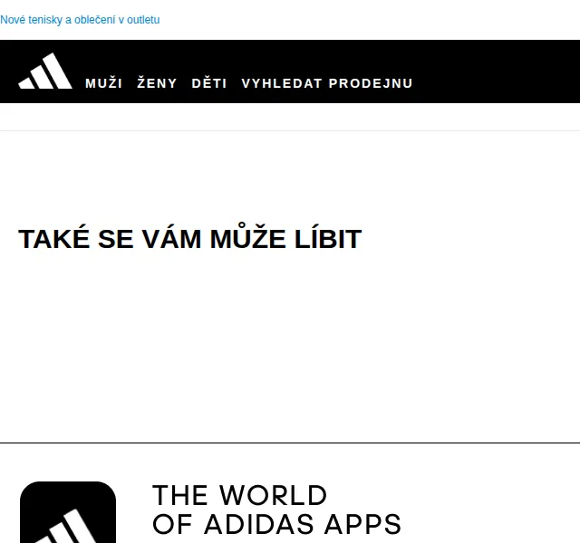 adidas Outlet: Slevy až 50 % – červen 2026 | Nuslet.cz