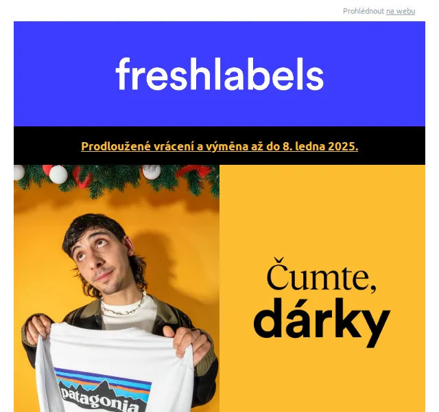 Freshlabels: Vánoční dárky a slevy až 30 % – listopad 2026 | Nuslet.cz