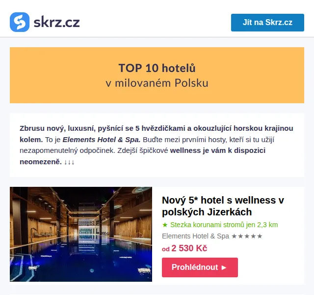 Vánoce na Skrz: TOP 10 hotelů v Polsku – červen 2026 | Nuslet.cz