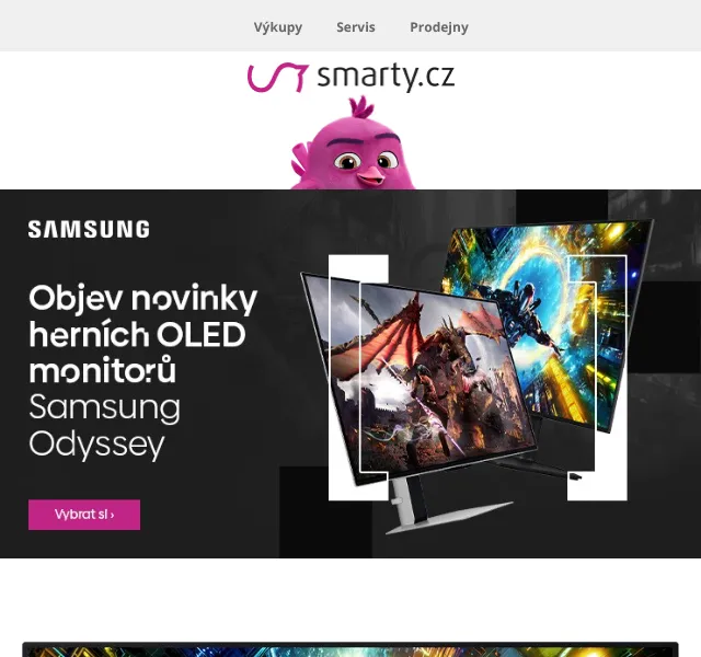 Smarty.cz: Samsung OLED monitory – sleva až 33 % – září 2026