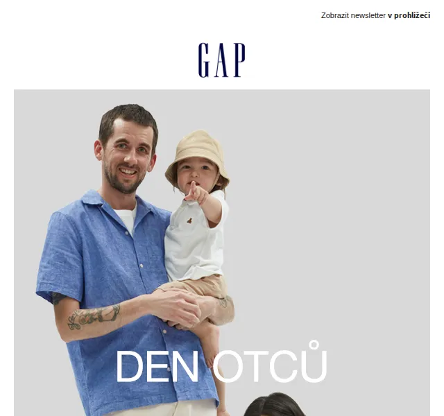 GAPstore.cz: Dárky pro Den otců – červen 2026 | Nuslet.cz