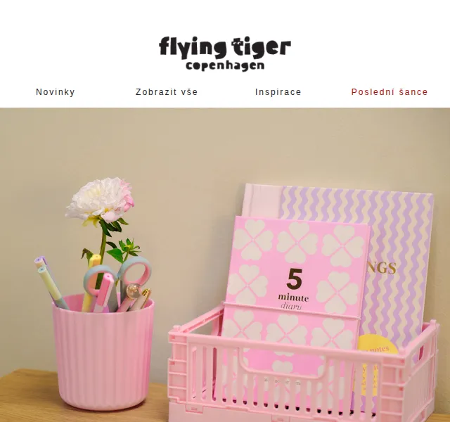 Flying Tiger Copenhagen: organizační pomůcky – červen 2026 | Nuslet.cz