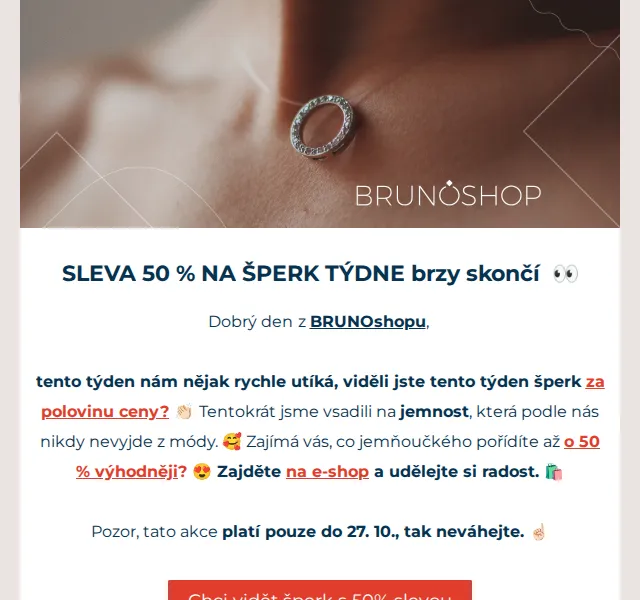 BRUNOshop: Jemný prsten ROSE GOLD s 50% slevou – červen 2026 | Nuslet.cz