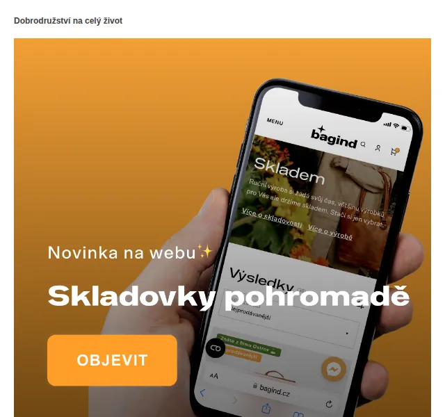 Bagind: nová kategorie skladových kousků – červen 2026 | Nuslet.cz