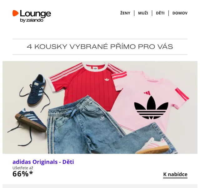 Lounge by Zalando: adidas, Versace, Ellesse až -73 % – září 2026