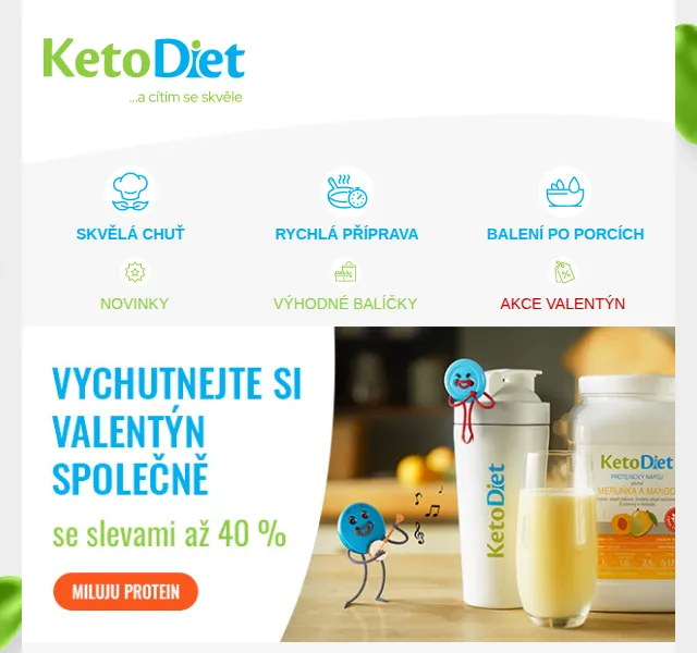 KetoDiet: Valentýnské slevy až 40 % – červen 2026 | Nuslet.cz