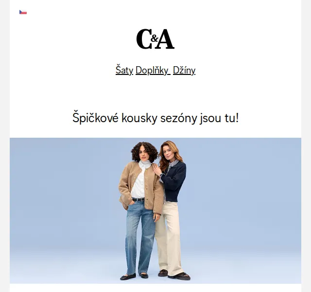 C&A: Nové šaty, džíny a doplňky – srpen 2026 | Nuslet.cz