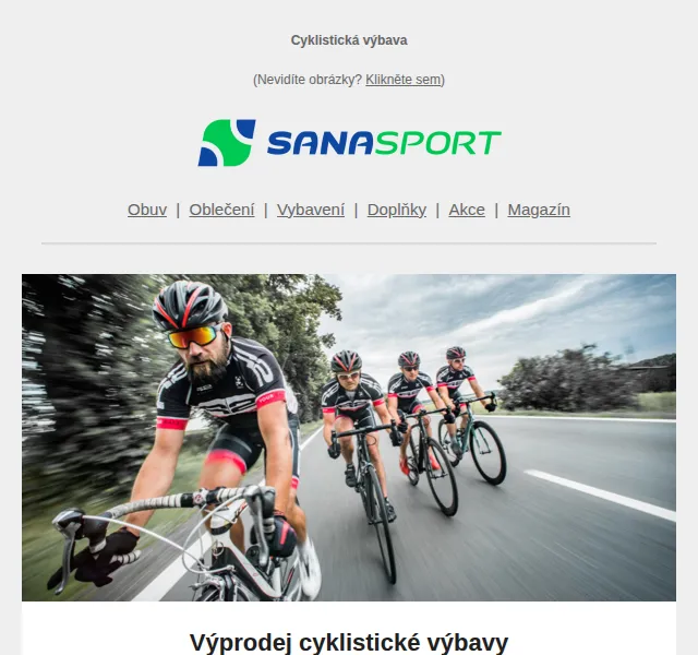 Sanasport: Cyklistická výbava POC, Kilpi, Craft a Sportful ve slevě – červen 2026 | Nuslet.cz