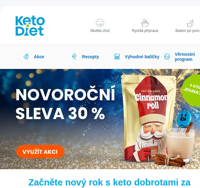 KetoDiet: Sleva 30 % na keto dobroty – červen 2026 | Nuslet.cz