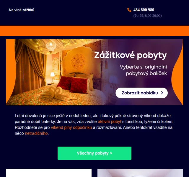Adrop: Zážitkové pobyty pro dva – červenec 2026 | Nuslet.cz