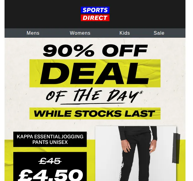 Sportsdirect: 90% sleva na Kappa joggers – červen 2026 | Nuslet.cz