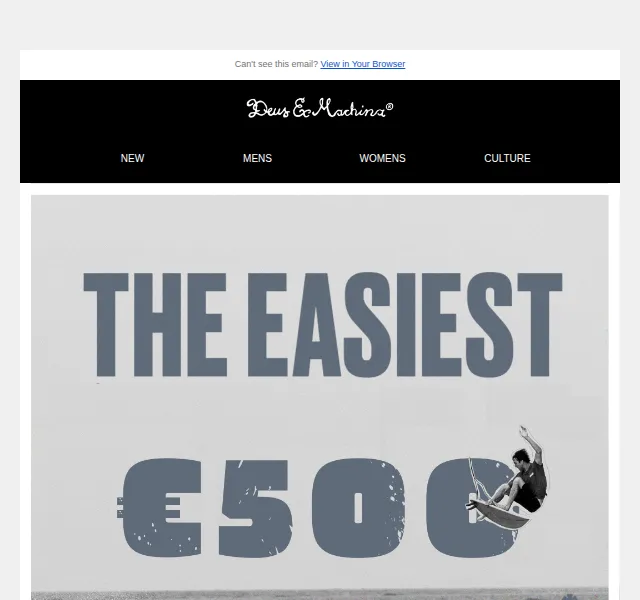Deus Ex Machina Europe: Vyhrajte 500 € poukázku – červen 2026 | Nuslet.cz