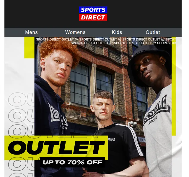 Sportsdirect.com: Outlet slevy až 70 % – červen 2026 | Nuslet.cz