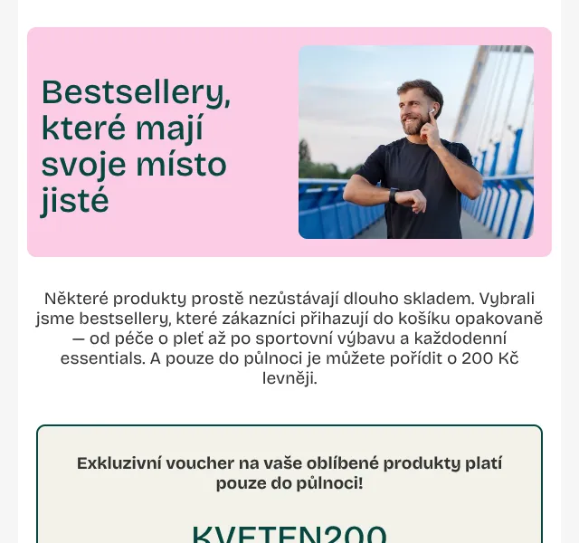 Pilulka.cz: Sleva 200 Kč na bestsellery – květen 2026