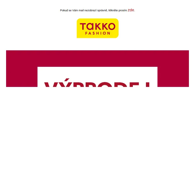 Takko Fashion: Ušetřete až 50 % na výprodeji – červen 2026 | Nuslet.cz