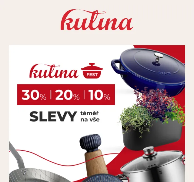 KULINA.cz: slevy 30 % na Kulina Fest – červen 2026 | Nuslet.cz