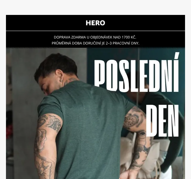 HERO: 15% sleva na všechno – červen 2026 | Nuslet.cz