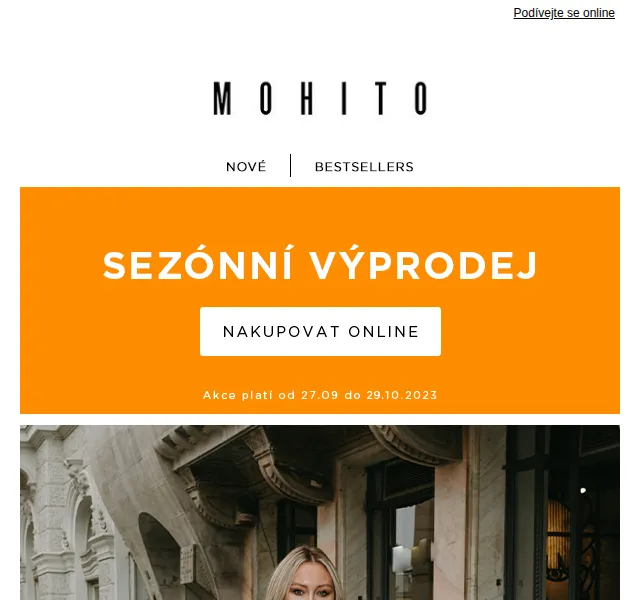 MOHITO: Sezónní výprodej – červen 2026 | Nuslet.cz