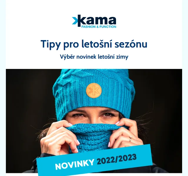 KAMA: Novinky olympijská kolekce Andorra a svetry – červen 2026 | Nuslet.cz