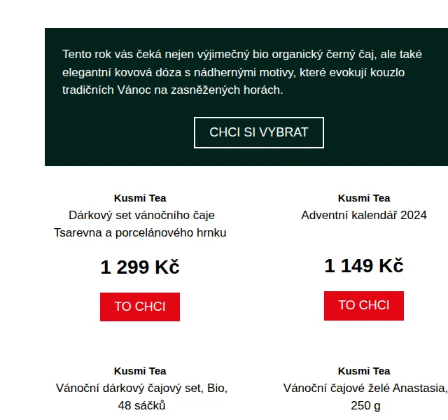 Potten & Pannen: Vánoční čaje Kusmi Tea a sušenky – červen 2026 | Nuslet.cz