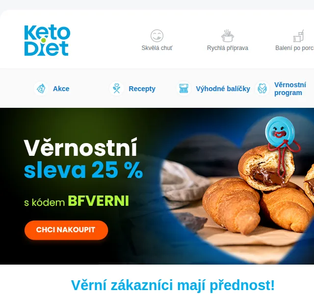 KetoDiet: Sleva 25 % na vše pro věrné – červenec 2026 | Nuslet.cz